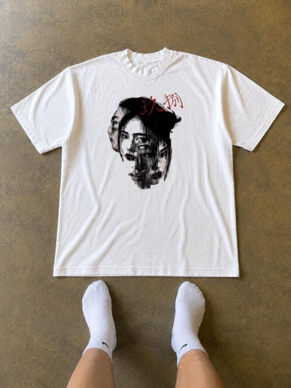 Retro Cyberpunk Asian Graphic Tee